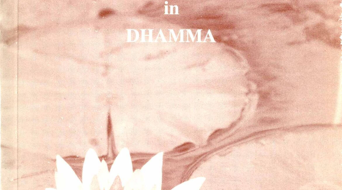 Gesänge und Sprüche zur Verehrung und Andacht in Dhamma 3 1 4