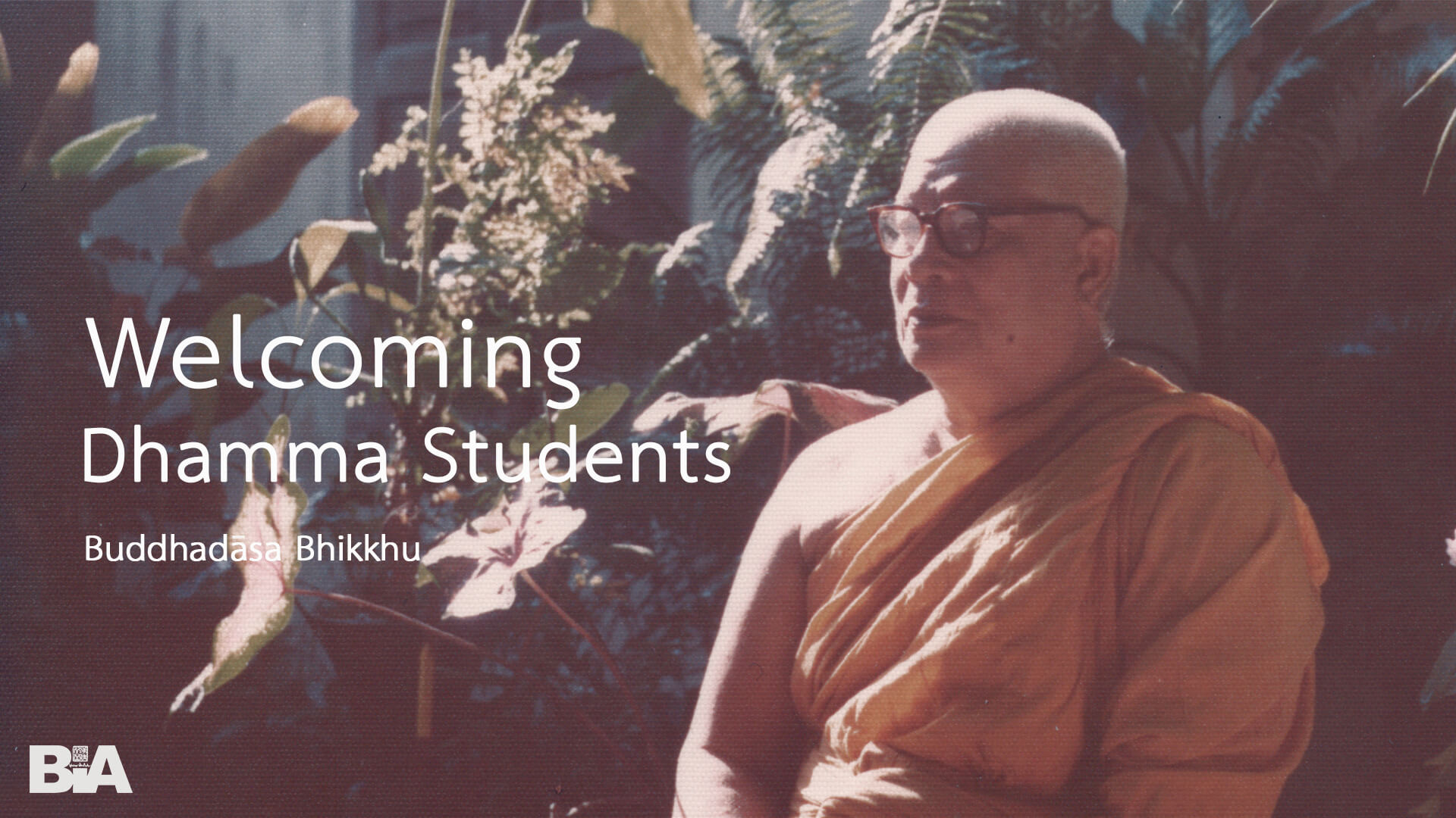8801 Welcoming Dhamma Students