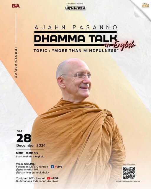 2024.12.28 More Than Mindfulness 1 Aj Pasanno 28th December 2024 More Than Mindfulness