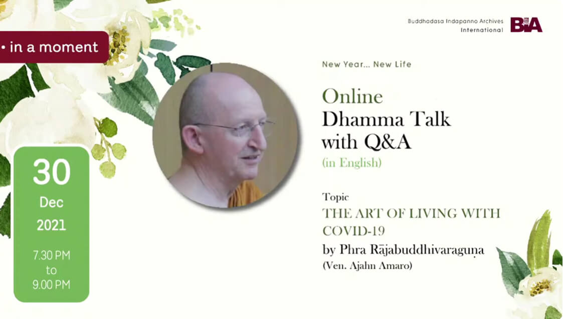 Ajahn Amaro_The Art of Livinng with COVID-19-2021