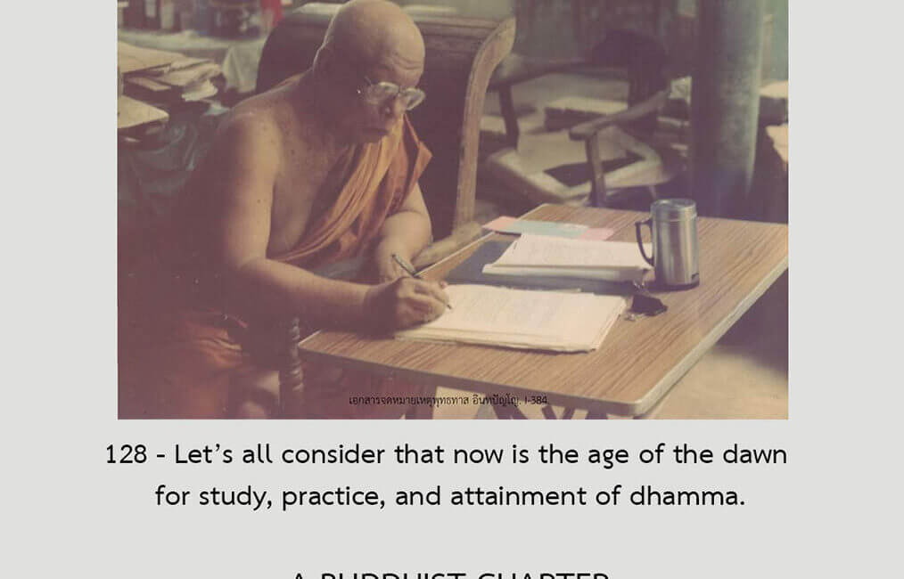 A Buddhist Charter #128 9 A Buddhist Charter 128