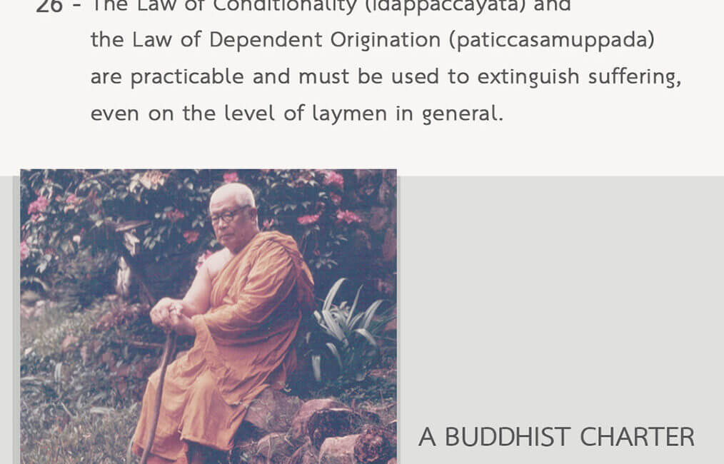 A Buddhist Charter #26 15 A Buddhist Charter 26