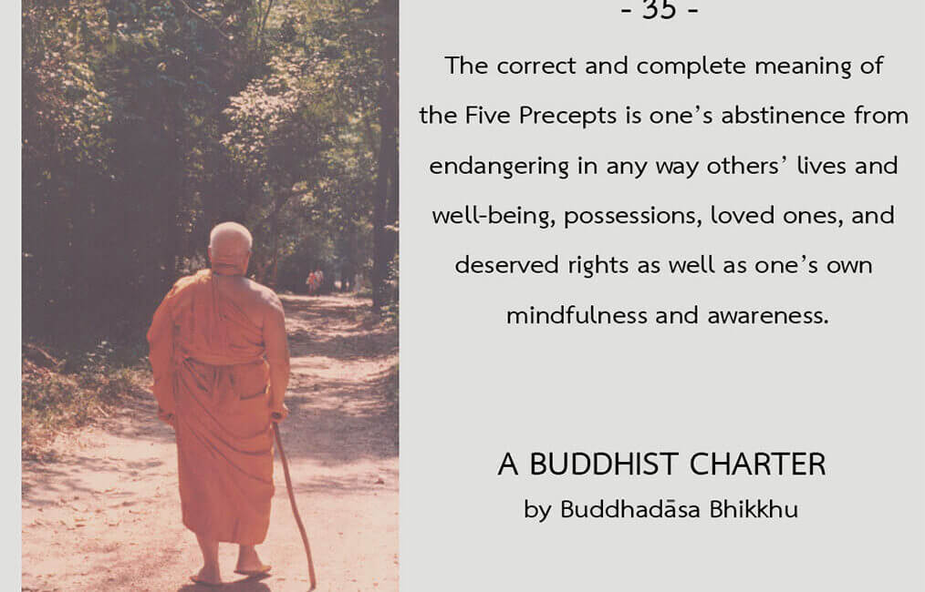 A Buddhist Charter #35 6 A Buddhist Charter 35