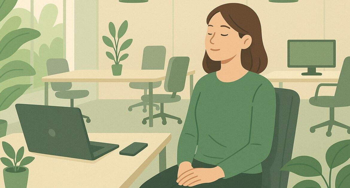 Sit Spot ในออฟฟิศ | วิธีพักใจกลางเมือง ลดความเครียด เพิ่มสมาธิสำหรับชาวออฟฟิศ 11 ChatGPT Image Sep 5 2025 05 50 02 PM cr