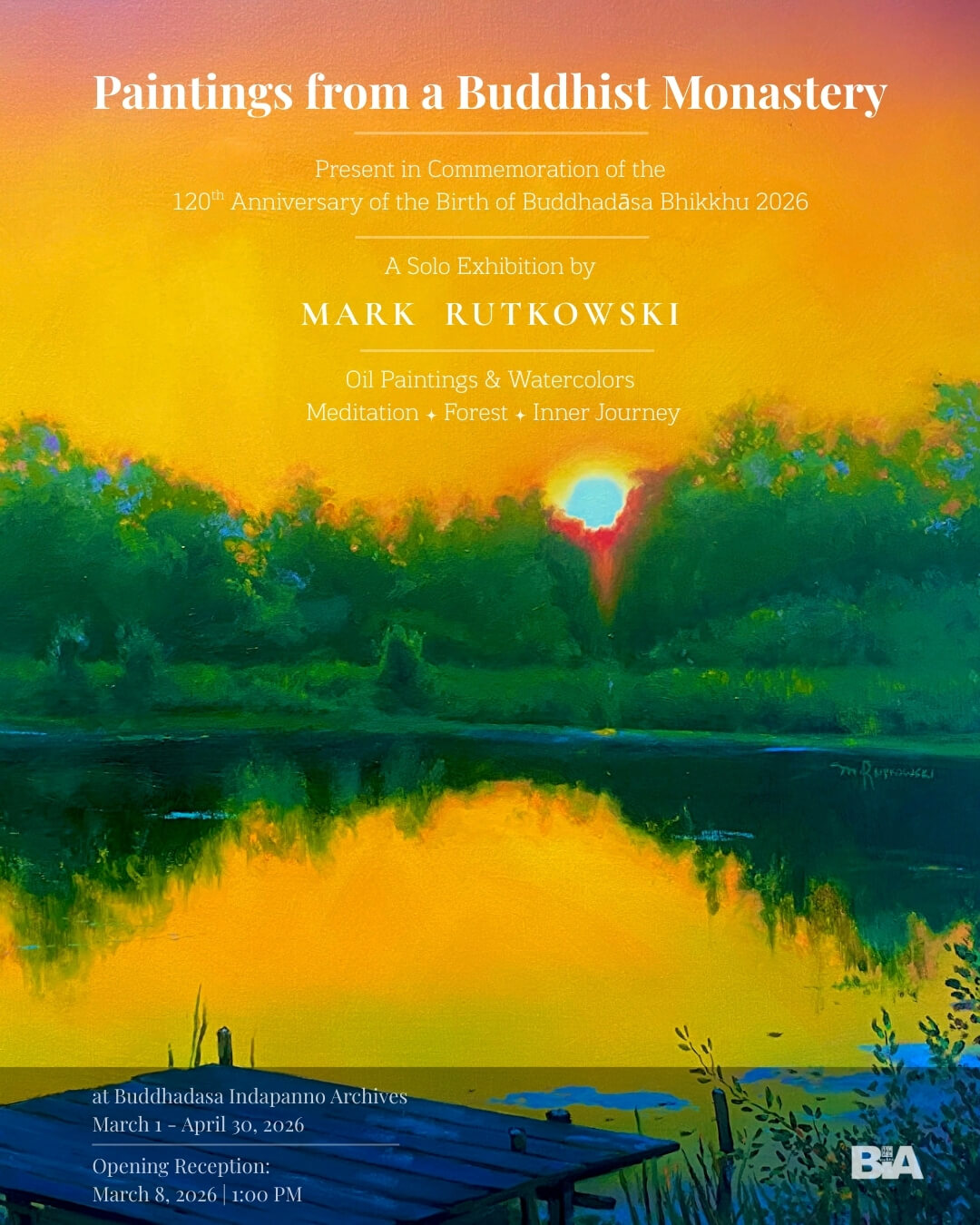 1 มีนาคมนี้ พบกับนิทรรศการจิตรกรรม "Paintings from a Buddhist Monastery" - A Solo Exhibition by MARK RUTKOWSKI 1 639913684 1353841136771479 7383589501068290484 n