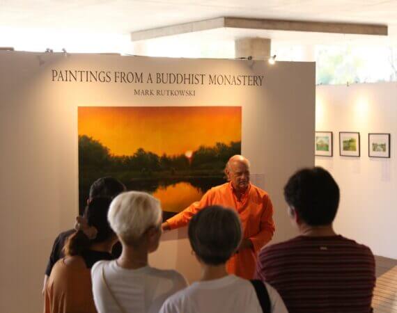 Paintings from a Buddhist Monastery A Solo Exhibition by MARK RUTKOWSKI เนื่องในวาระ 120 ปี พุทธทาส