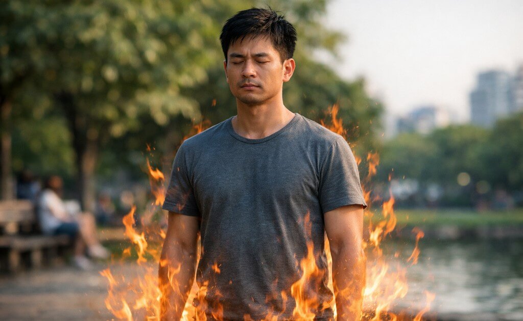 โกรธวนๆ ไป + โกรธก่อนเวลา: - มารู้จักกิเลสเงียบที่ทำให้พลังชีวิตรั่วไหลและสุขภาพพังโดยไม่รู้ตัว 21 ChatGPT Image Feb 22 2026 12 16 11 AM