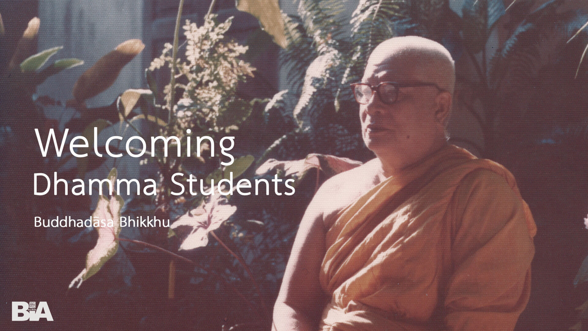 8801 Welcoming Dhamma Students