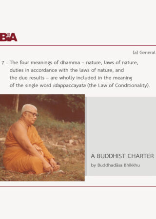 A Buddhist Charter (7)