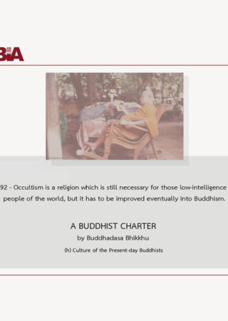 A Buddhist Charter (92)