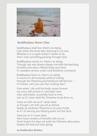 Buddhadasa Never Dies-