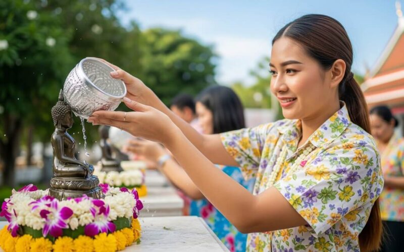 สงกรานต์ สรงน้ำพระ