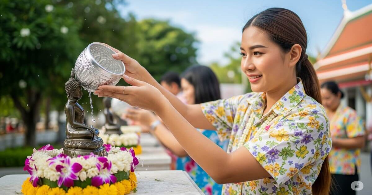 สงกรานต์ สรงน้ำพระ