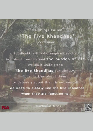 The Five Khandhas (4)